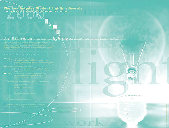Student Lighting Competition Poster