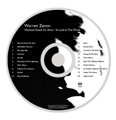 Warren Zevon CD